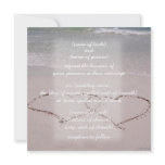 beach hearts Invitation