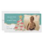 Beach Holiday Christmas Tree photo cards