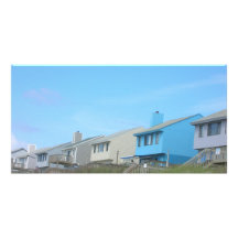 Beach Houses Personalized Photo Card