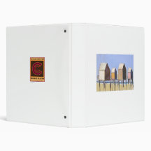 Beach Houses Vinyl Binders