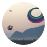 Beach Hover Round Sticker