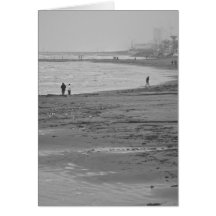 Beach In Galveston Cards