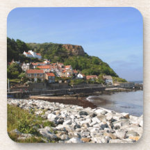 Beach in the sun drink coaster