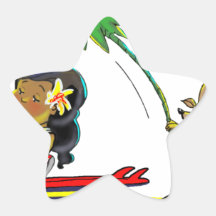 BeAcH KaNgArOO Star Sticker