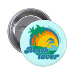 Beach Lover button