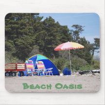 Beach Oasis Mouse Pad