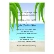 Beach/Ocean Wedding Invitations