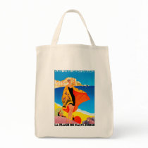 Beach or Travel Tote Bag: "French Riviera"