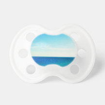Beach paradise baby pacifier