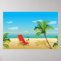 Beach paradise getaway  Poster