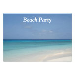 Beach Party Custom Announcements