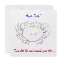Beach Party Invitation