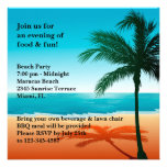 Beach Party Invitation