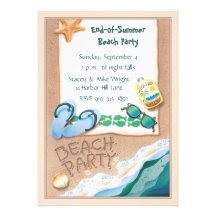 Beach Party © Invite
