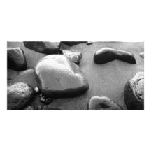 Beach pebbles photo cards
