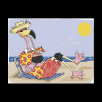 Beach Pelican Vacation Postcard postcards