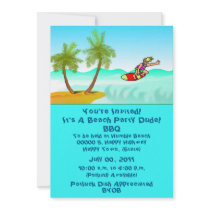 Beach/Pool Party Invitation