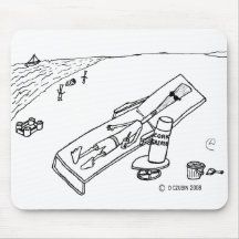 Beach Reed Mouse Pads