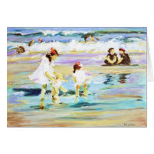 BEACH REPRO GREETING CARDS