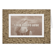 Beach sand card