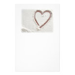 Beach Sand  Valentine Stationery Paper