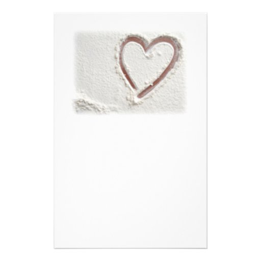 Beach Sand  Valentine Stationery Paper
