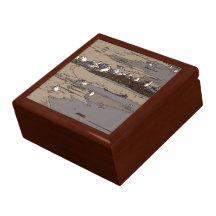 Beach Sandpipers Art Gift Box