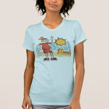 BEACH SCENE T SHIRTS