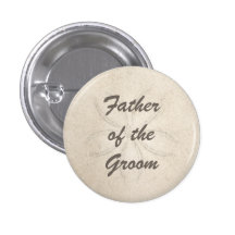 Beach Serenity Father of the Groom Button