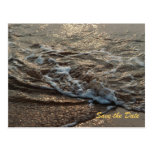 Beach Serenity Save the Date Postcard