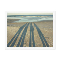 Beach Shadows Post Card