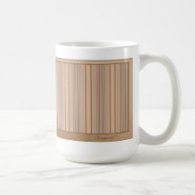 Beach Stripe Mug in Beige