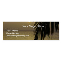 Beach Sunset Business Card business cards