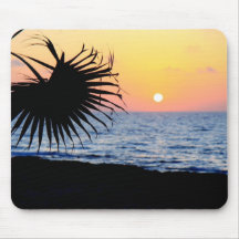 Beach sunset mousepads