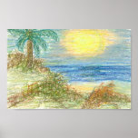 Beach Sunset_sm Print