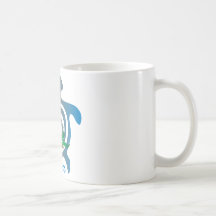 Beach-sunset-turtle Coffee Mugs