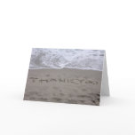 Beach Thank You Note Card