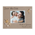Beach Theme Save the Date Photo Postcards