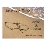 Beach Theme Save the Date postcards