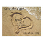 Beach Theme Save the Date postcards