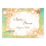 Beach theme wedding ~ response card Customizable Personalized Invitation