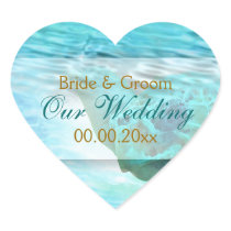 Beach theme wedding turtle PERSONALIZE