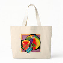 Beach Toys Tote Bag bags