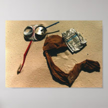 Beach treasure poster