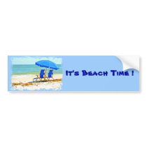 Beach, Umbrella and Chairs at the Shore