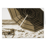 "Beach Umbrella" Blank Card