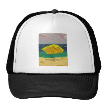beach umbrella mesh hat