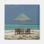 Beach Umbrella Refrigerator Magnet
