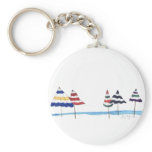 Beach Umbrellas Keychain