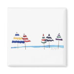 Beach Umbrellas Magnet
